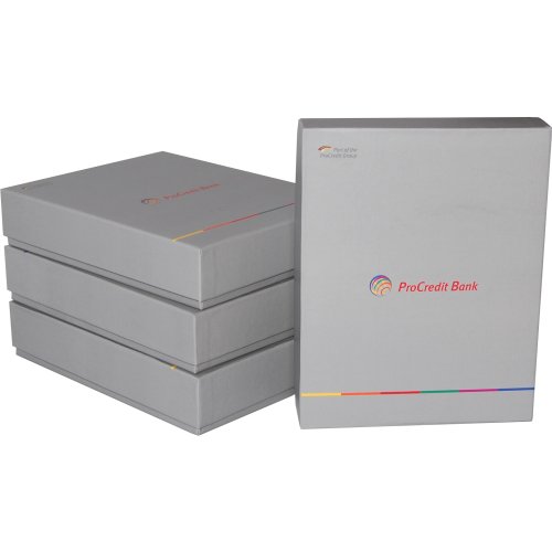 Cutie Duo DM24.5x19x5 personalizata ProCredit Bank