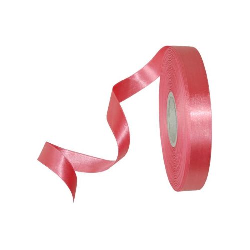 Panglica satin corai 25mmx100m